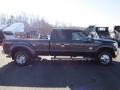 2013 Tuxedo Black Metallic Ford F350 Super Duty Lariat Crew Cab 4x4 Dually  photo #6