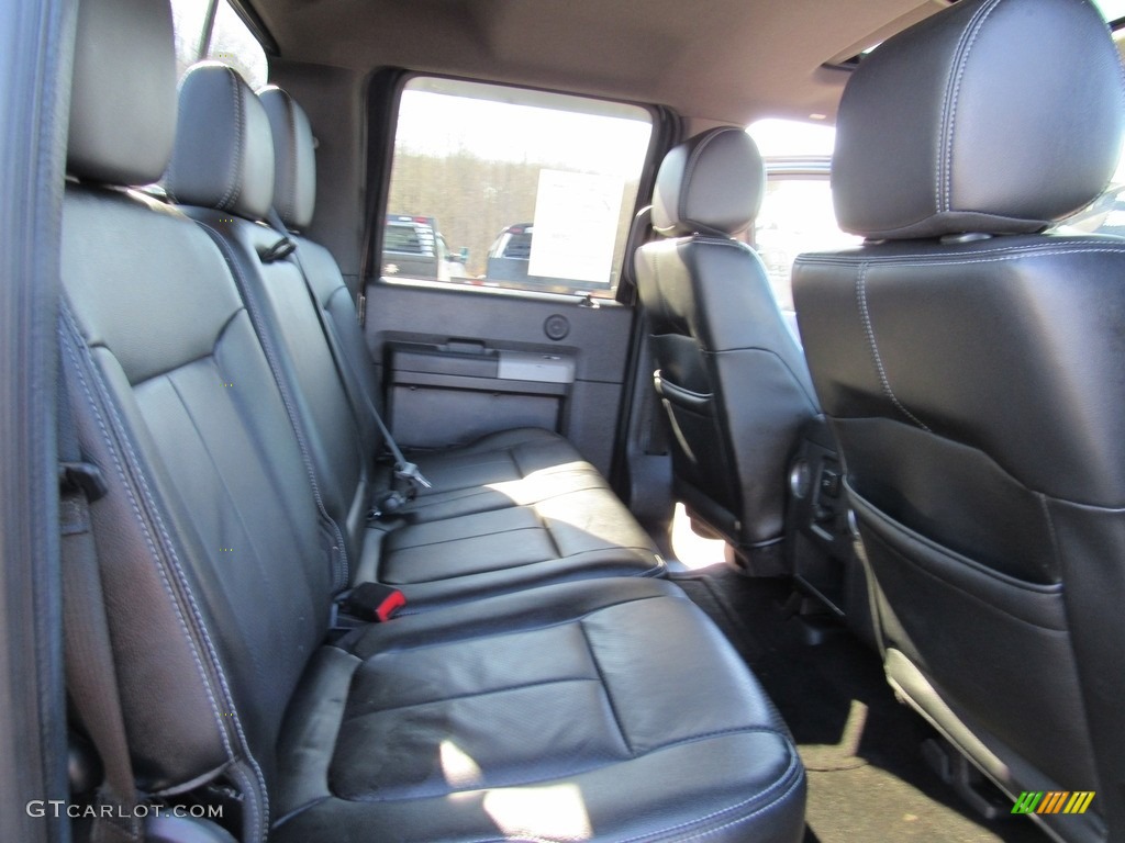 2013 F350 Super Duty Lariat Crew Cab 4x4 Dually - Tuxedo Black Metallic / Black photo #34