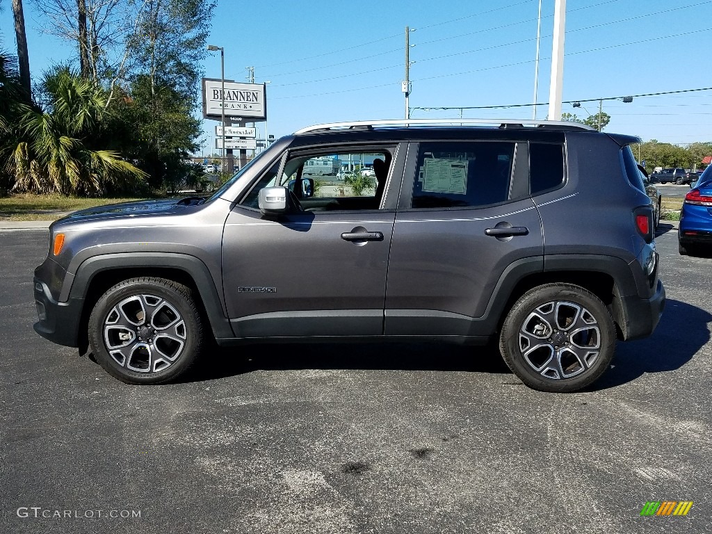 2017 Renegade Limited - Granite Crystal Metallic / Black photo #2