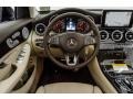 2018 Mercedes-Benz GLC Silk Beige/Espresso Brown Interior Steering Wheel Photo