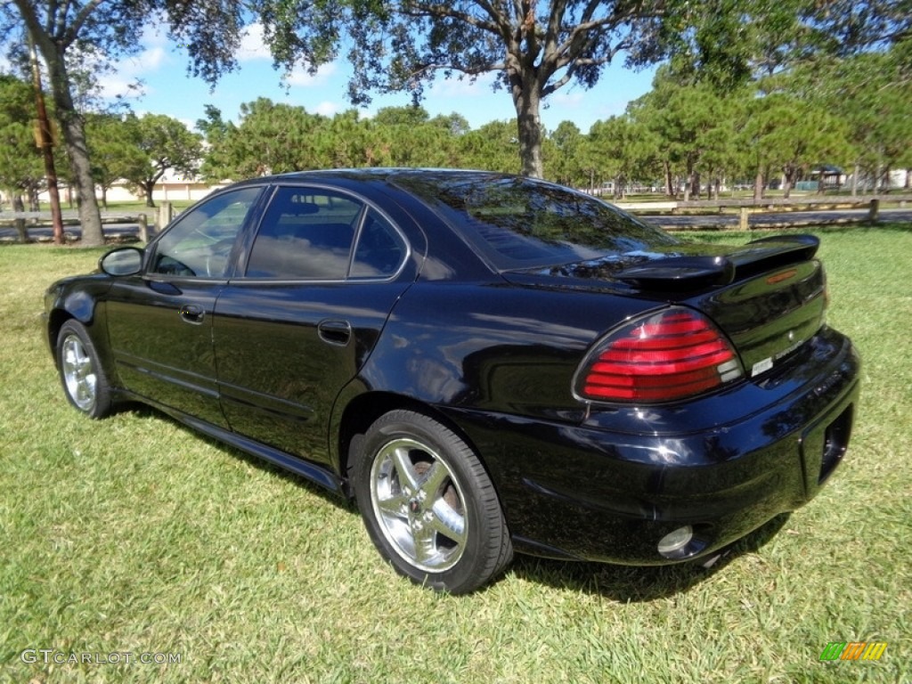 2004 Grand Am SE Sedan - Black / Dark Pewter photo #5