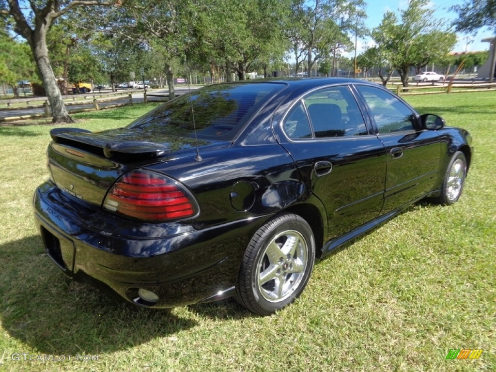 2004 Grand Am SE Sedan - Black / Dark Pewter photo #9