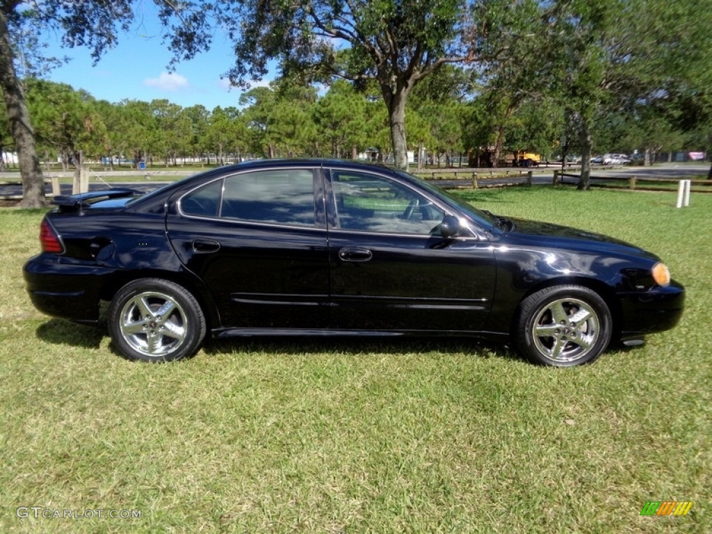 2004 Grand Am SE Sedan - Black / Dark Pewter photo #11