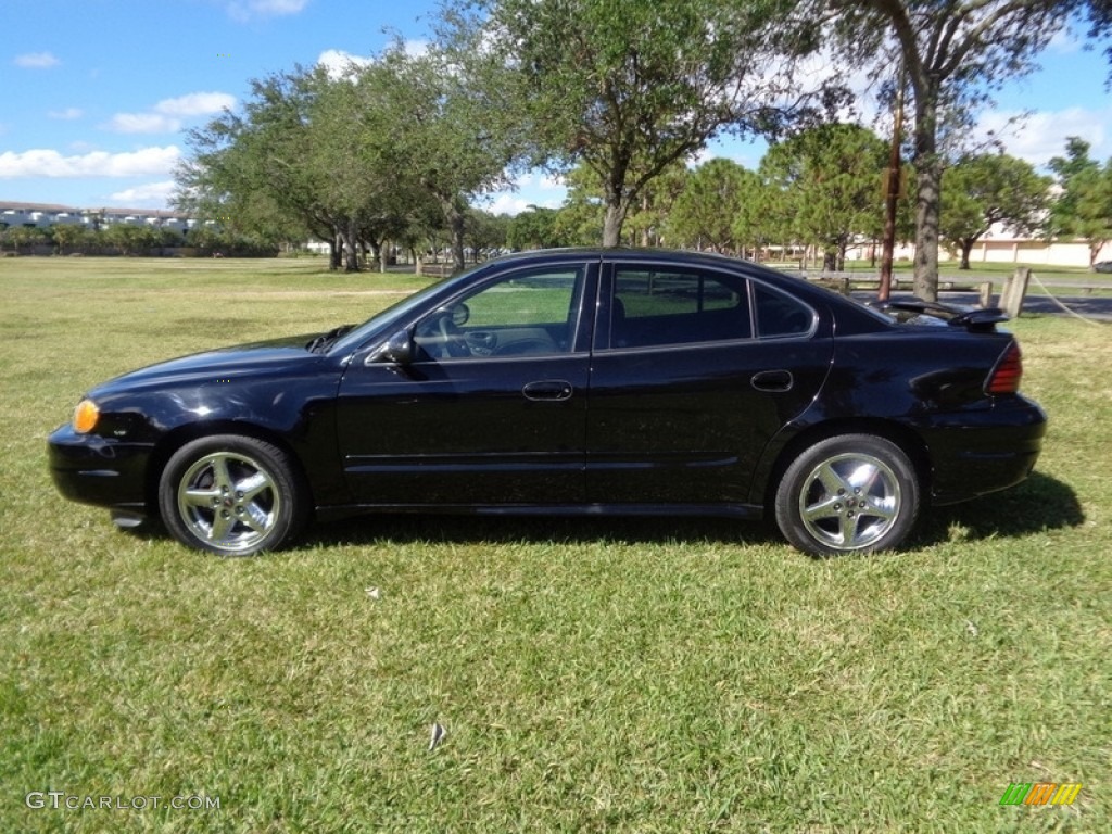 2004 Grand Am SE Sedan - Black / Dark Pewter photo #25