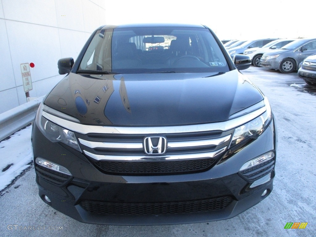 2016 Pilot EX-L AWD - Crystal Black Pearl / Black photo #8