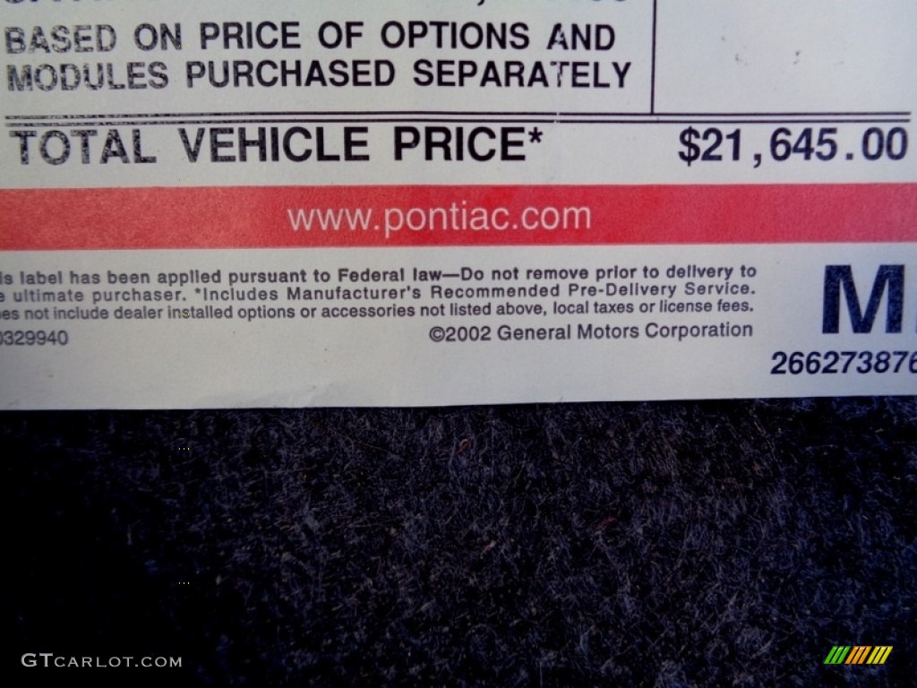 2004 Grand Am SE Sedan - Black / Dark Pewter photo #65