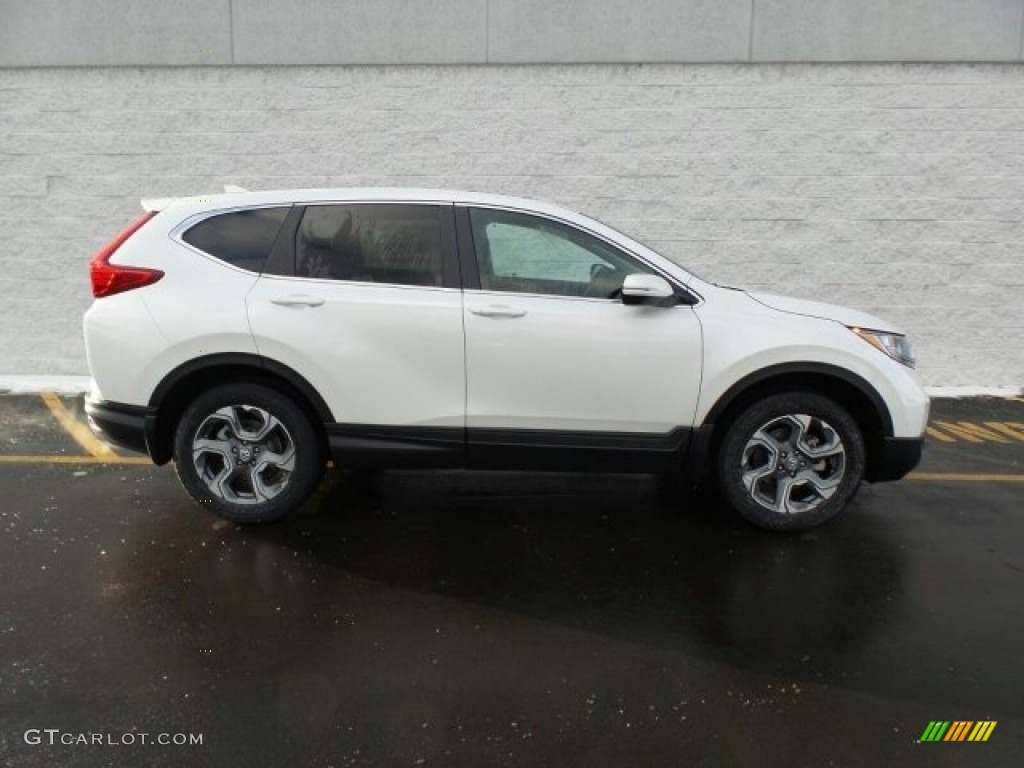 2018 CR-V EX AWD - White Diamond Pearl / Black photo #2