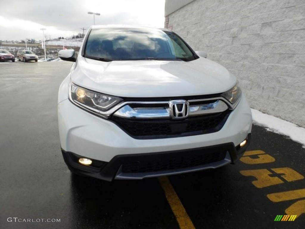 2018 CR-V EX AWD - White Diamond Pearl / Black photo #3