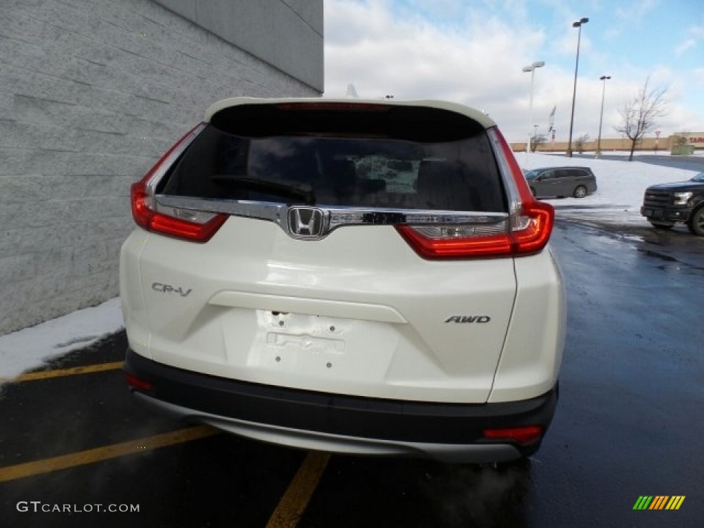 2018 CR-V EX AWD - White Diamond Pearl / Black photo #4