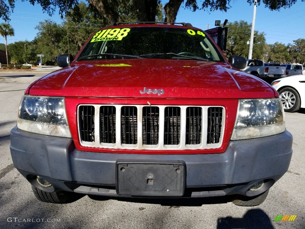 2004 Grand Cherokee Laredo - Inferno Red Pearl / Dark Slate Gray photo #8