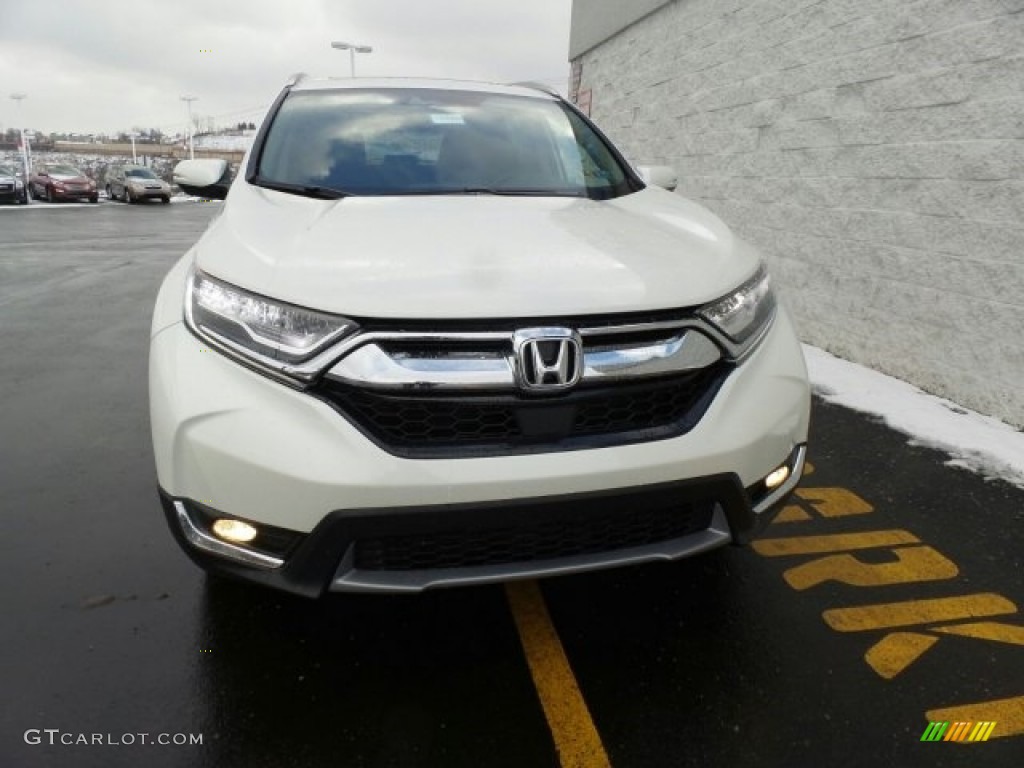 2018 CR-V Touring AWD - White Diamond Pearl / Black photo #3