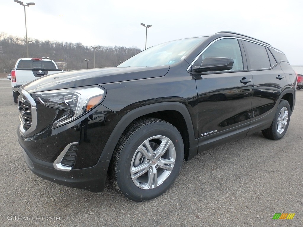 2018 Terrain SLE AWD - Ebony Twilight Metallic / ­Jet Black photo #1