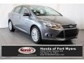 2013 Sterling Gray Ford Focus Titanium Sedan  photo #1