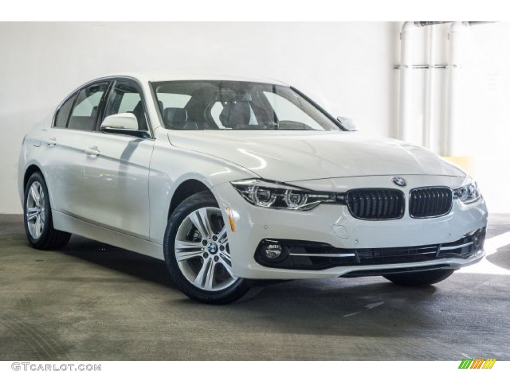 2018 3 Series 330i Sedan - Alpine White / Black photo #12