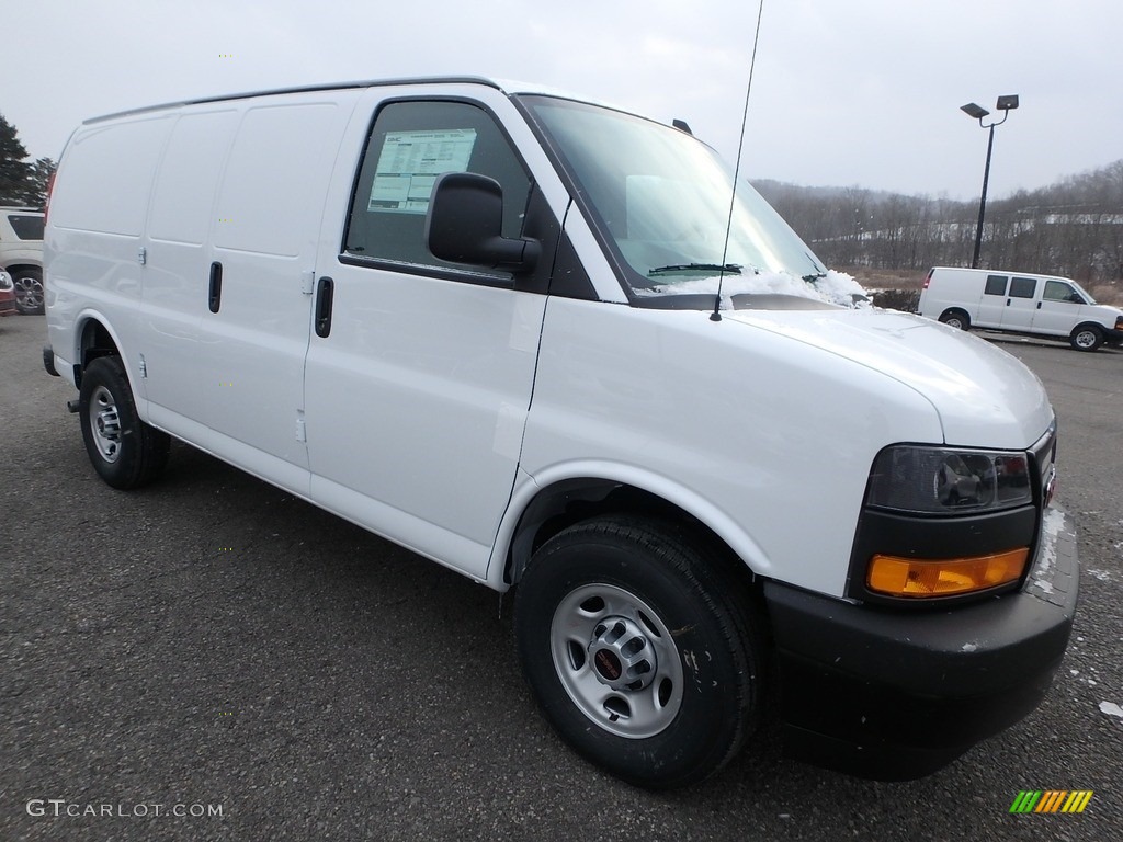 Summit White 2018 GMC Savana Van 2500 Cargo Exterior Photo #124730614
