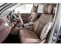 2018 Mercedes-Benz GLE designo Espresso Brown Interior Front Seat Photo