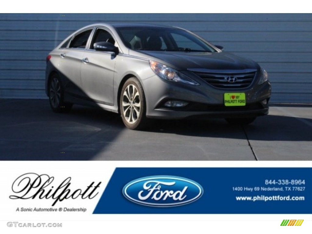 2014 Sonata SE - Harbor Gray Metallic / Gray photo #1