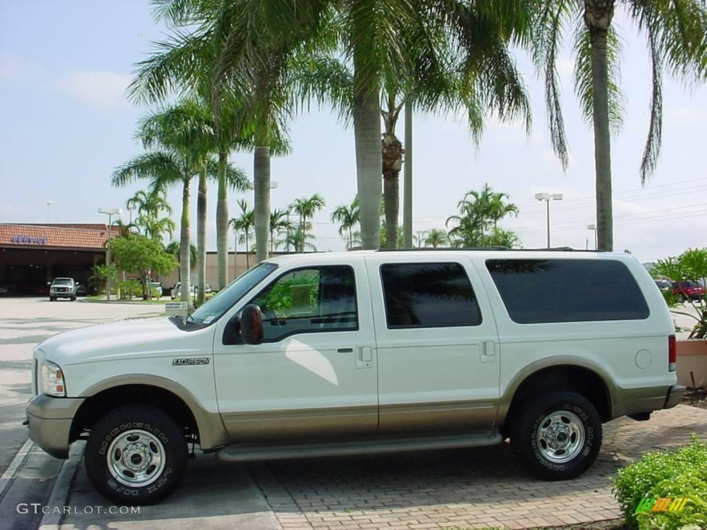 2005 Excursion Eddie Bauer 4x4 - Oxford White / Medium Pebble photo #7