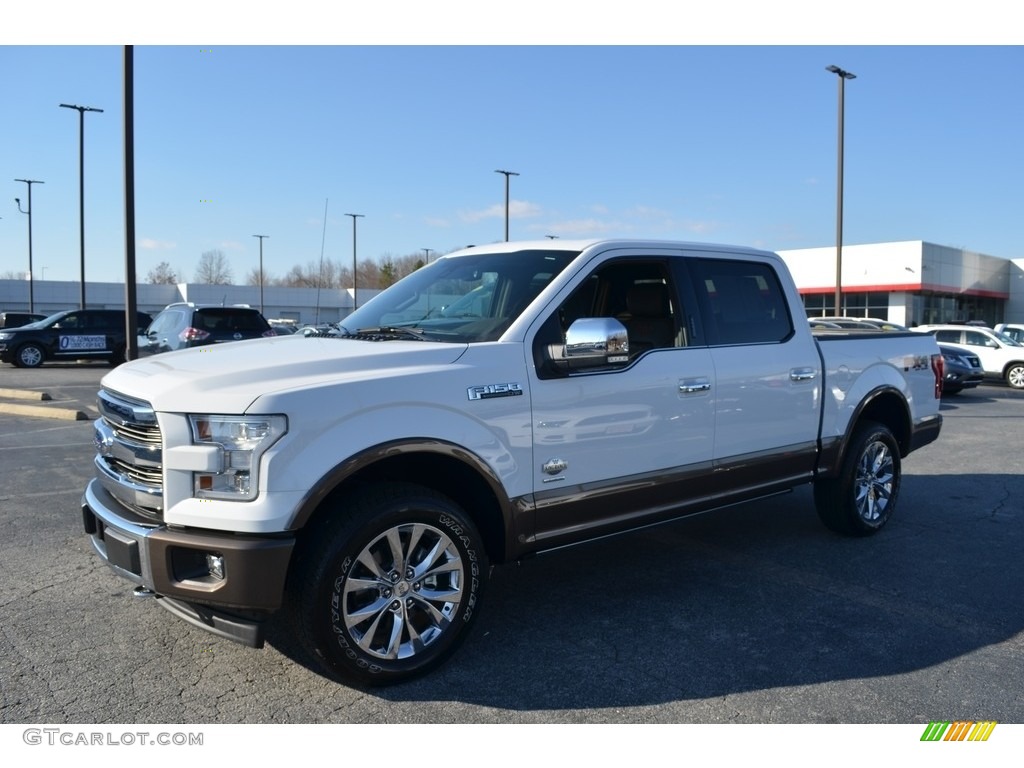 2017 F150 King Ranch SuperCrew 4x4 - Oxford White / Limited Black/Mojave photo #5