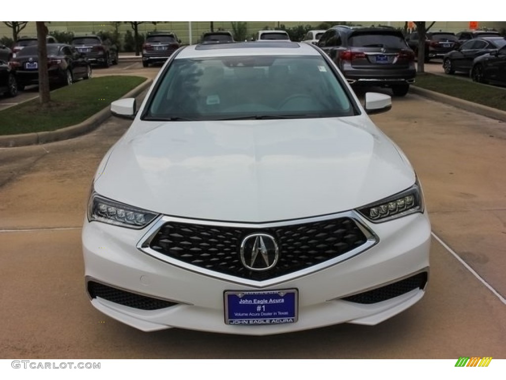 2018 TLX V6 Technology Sedan - Bellanova White Pearl / Ebony photo #2