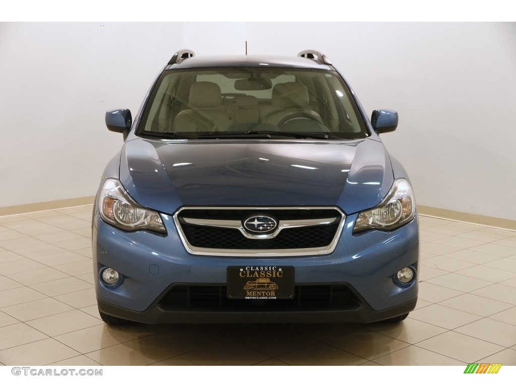 2014 XV Crosstrek 2.0i Limited - Quartz Blue Pearl / Ivory photo #2