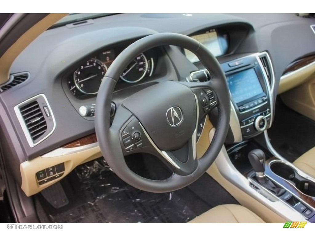 2018 TLX Technology Sedan - Crystal Black Pearl / Parchment photo #44