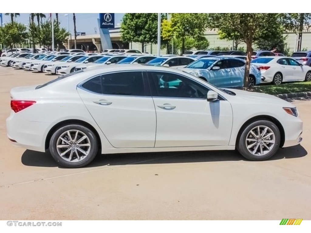 2018 TLX Technology Sedan - Bellanova White Pearl / Parchment photo #8