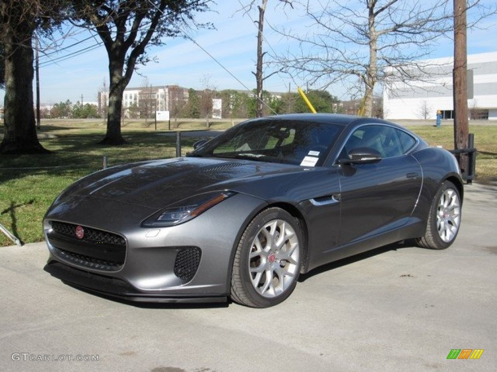 Corris Grey Metallic 2018 Jaguar F-Type Coupe Exterior Photo #124744766