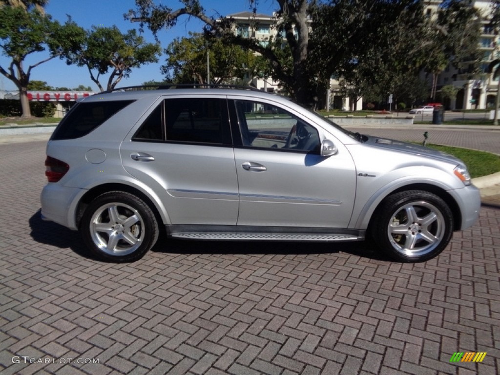 2008 ML 63 AMG 4Matic - Iridium Silver Metallic / Ash Grey photo #3