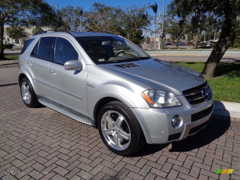 2008 ML 63 AMG 4Matic - Iridium Silver Metallic / Ash Grey photo #46