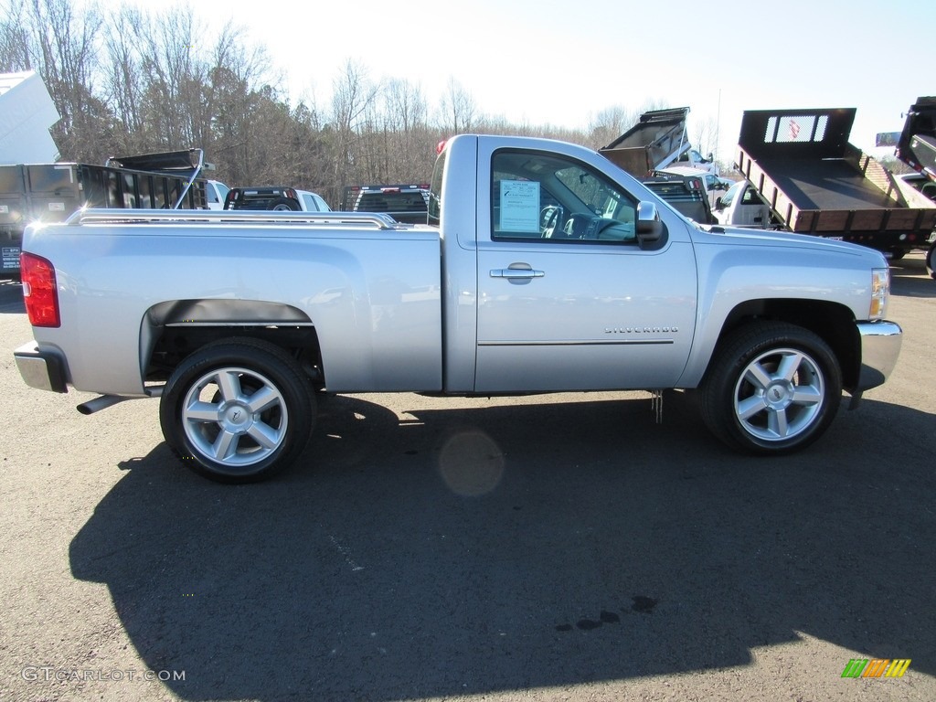 2013 Silverado 1500 Work Truck Regular Cab - Silver Ice Metallic / Dark Titanium photo #6