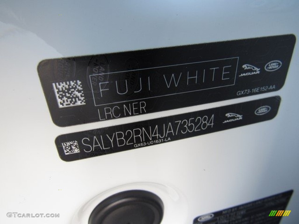 2018 Range Rover Velar S - Fuji White / Ebony photo #25