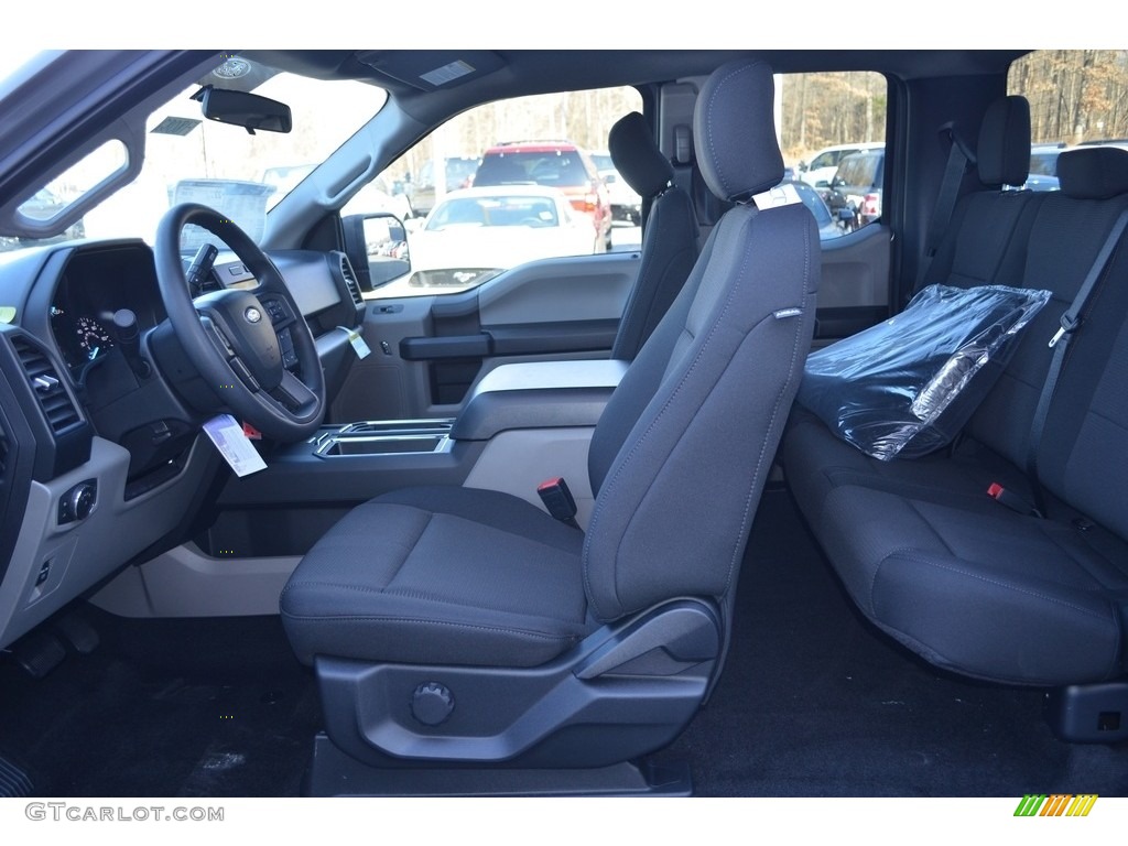 Earth Gray Interior 2018 Ford F150 STX SuperCab Photo #124748324