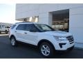 2018 Oxford White Ford Explorer FWD  photo #1