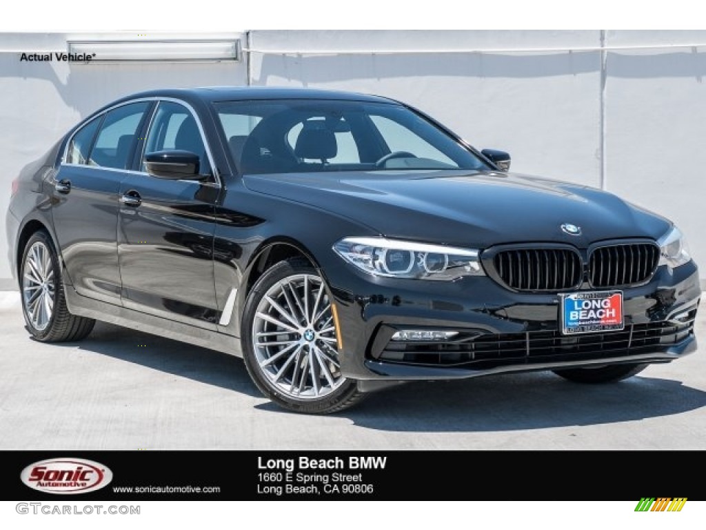 2018 5 Series 530i Sedan - Jet Black / Black photo #1