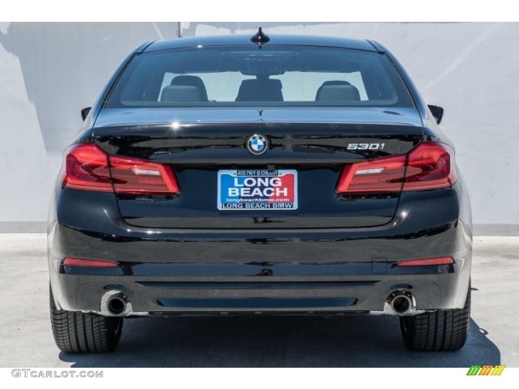 2018 5 Series 530i Sedan - Jet Black / Black photo #4
