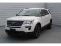 2018 White Platinum Ford Explorer XLT  photo #3
