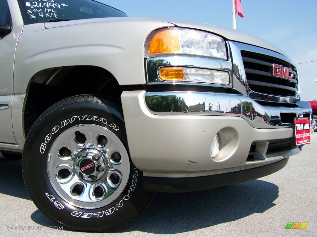 2006 Sierra 1500 SLT Extended Cab 4x4 - Silver Birch Metallic / Dark Pewter photo #2