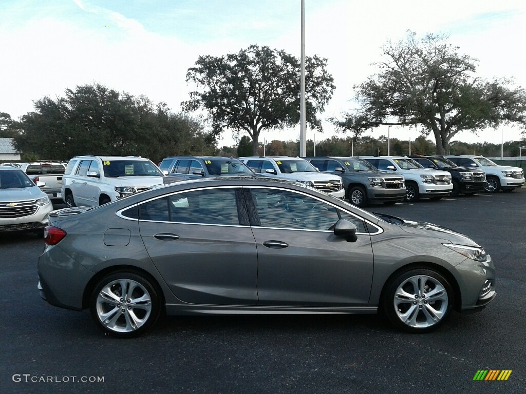 2018 Cruze Premier - Pepperdust Metallic / Jet Black/­Kalahari photo #6