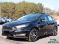 Shadow Black 2018 Ford Focus SEL Hatch