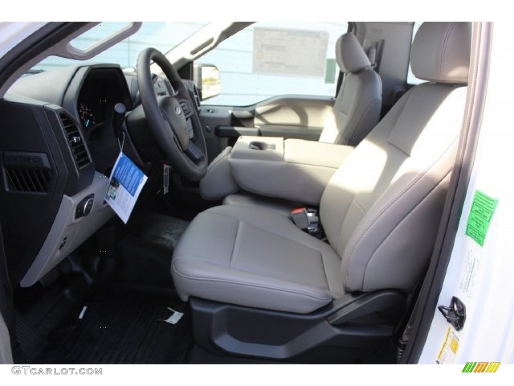 2018 F150 XL Regular Cab - Oxford White / Earth Gray photo #11