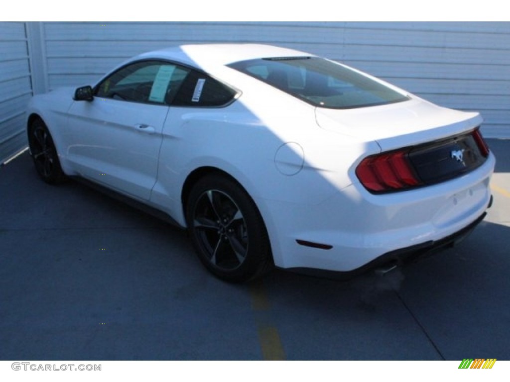 2018 Mustang EcoBoost Fastback - Oxford White / Ceramic photo #7