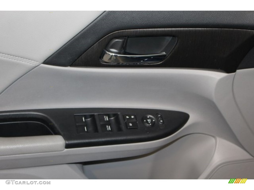 2014 Accord EX Sedan - Obsidian Blue Pearl / Gray photo #12
