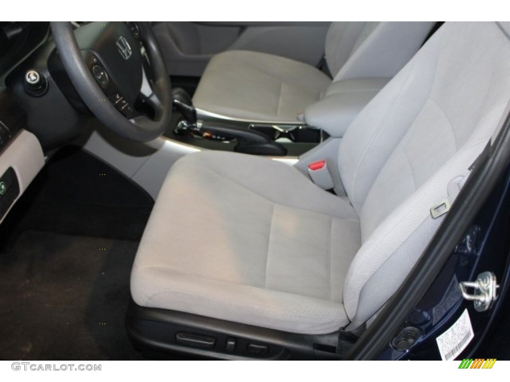 2014 Accord EX Sedan - Obsidian Blue Pearl / Gray photo #14