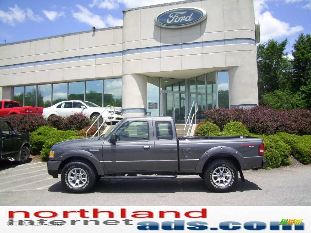 2009 Ranger Sport SuperCab 4x4 - Dark Shadow Grey Metallic / Medium Dark Flint photo #1