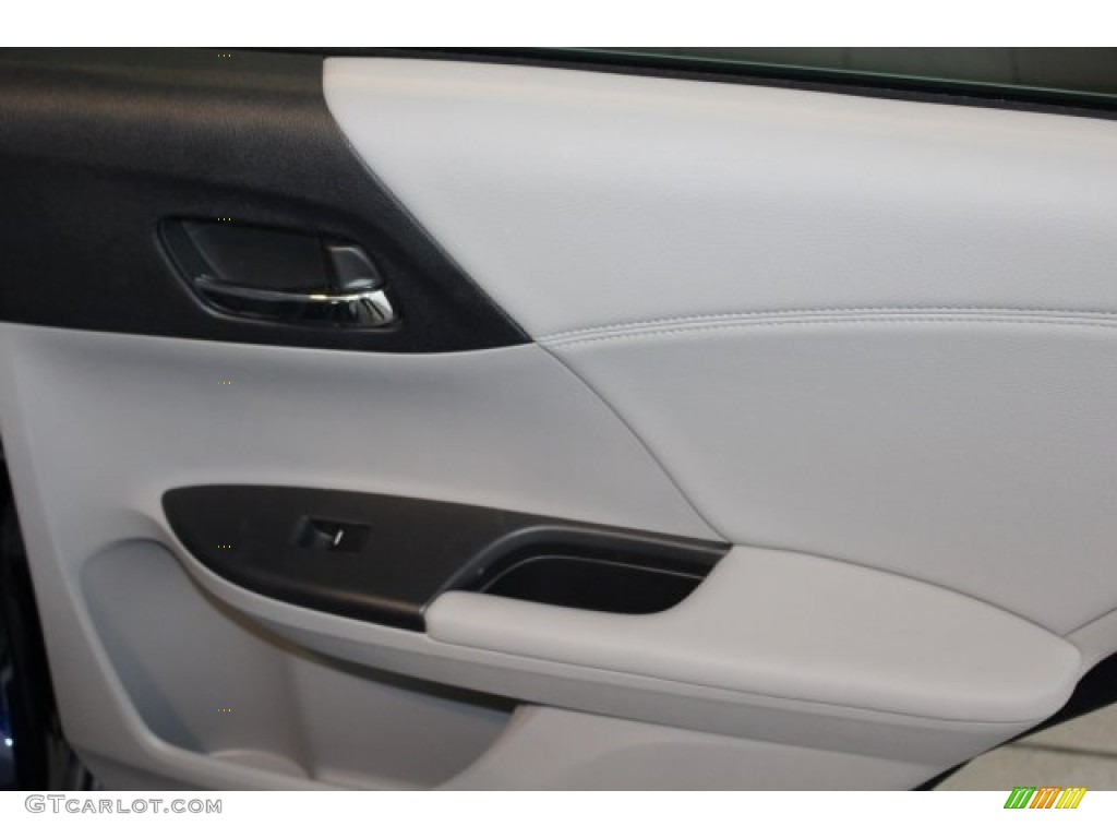 2014 Accord EX Sedan - Obsidian Blue Pearl / Gray photo #32