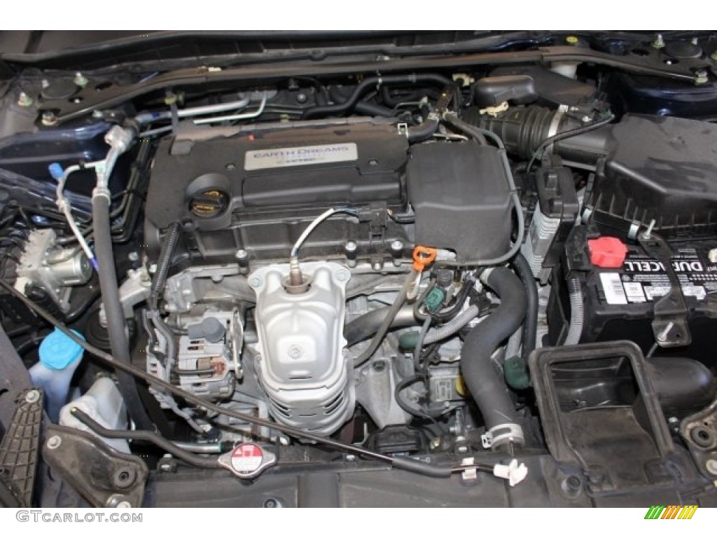 2014 Accord EX Sedan - Obsidian Blue Pearl / Gray photo #36