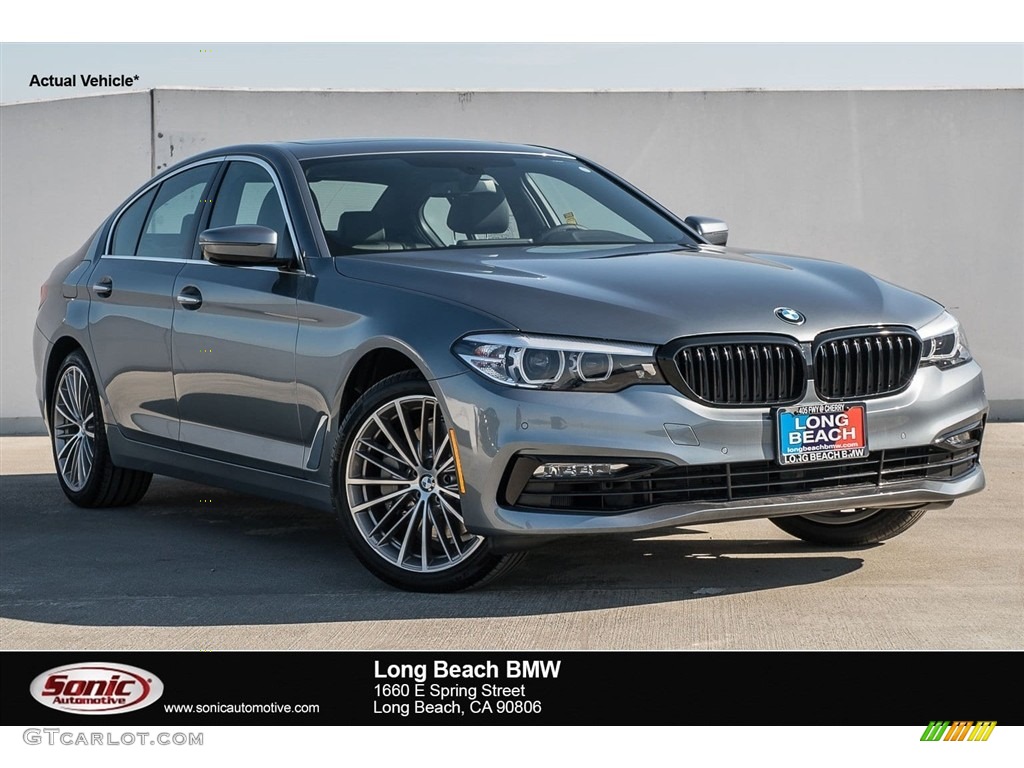 2018 5 Series 540i Sedan - Bluestone Metallic / Black photo #1