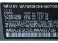 Bluestone Metallic - 5 Series 540i Sedan Photo No. 11