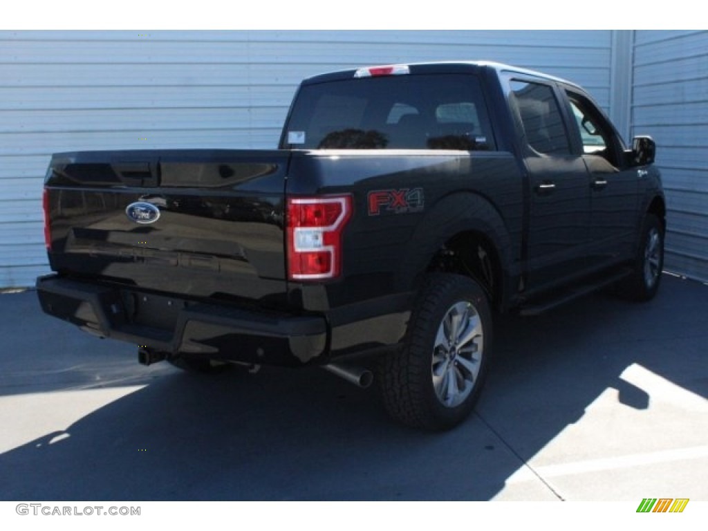 2018 F150 XL SuperCrew 4x4 - Shadow Black / Earth Gray photo #10